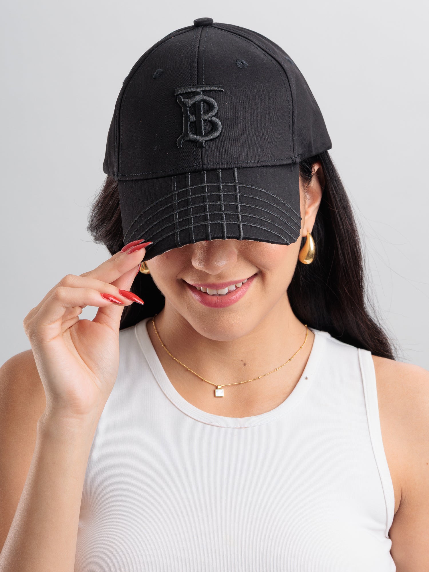 Midnight Monogram Cap
