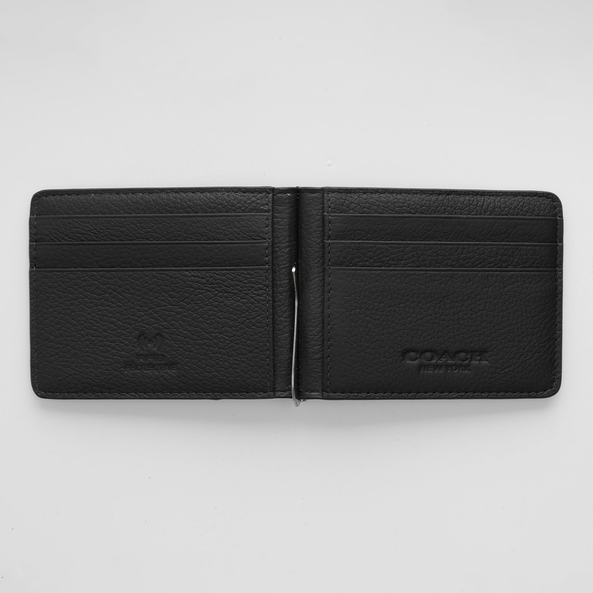 Midnight Signature Money Clip Wallet
