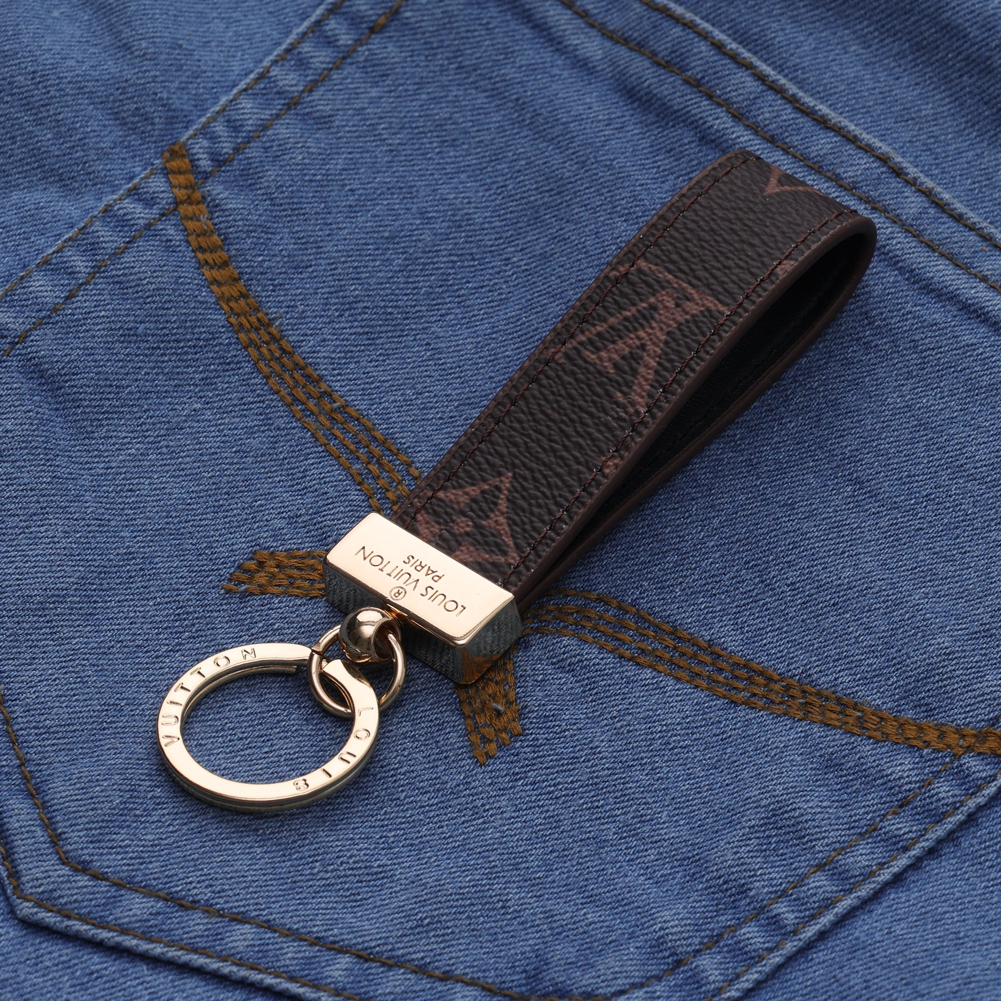 Espresso Classic Loop Keychain