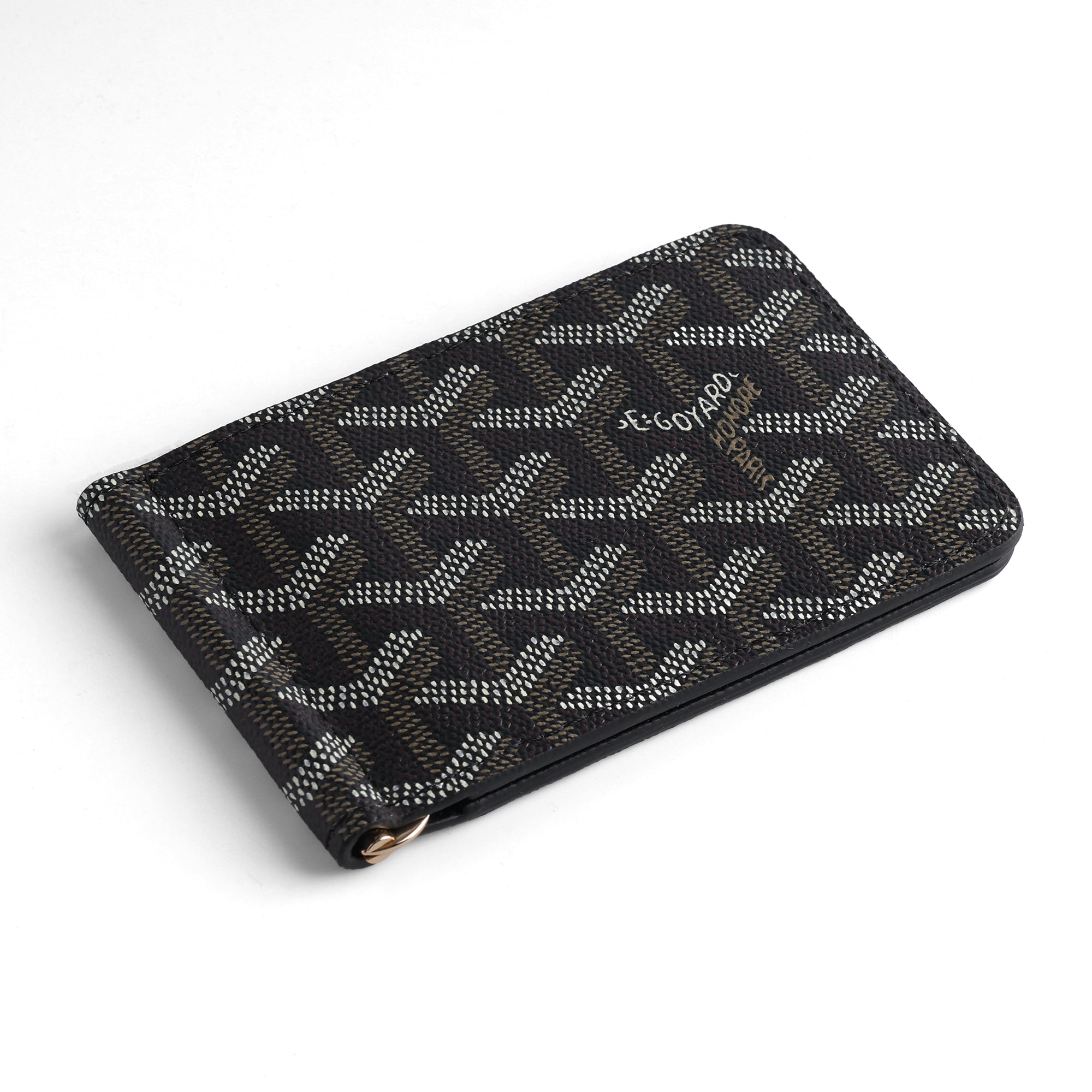 Noir Heritage Pattern Wallet