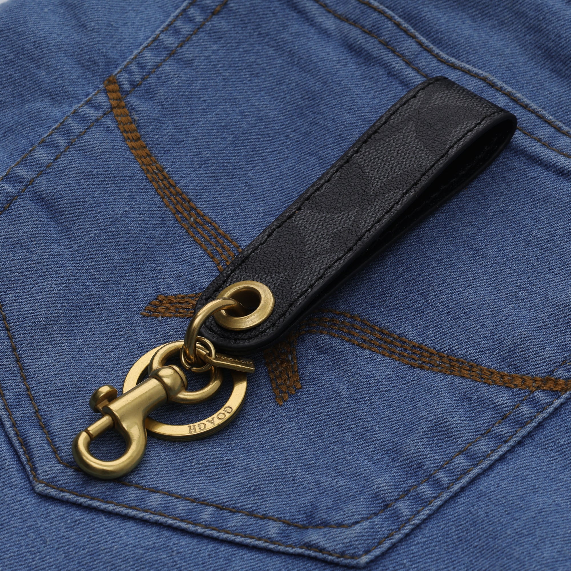 Midnight Heritage Loop Keychain