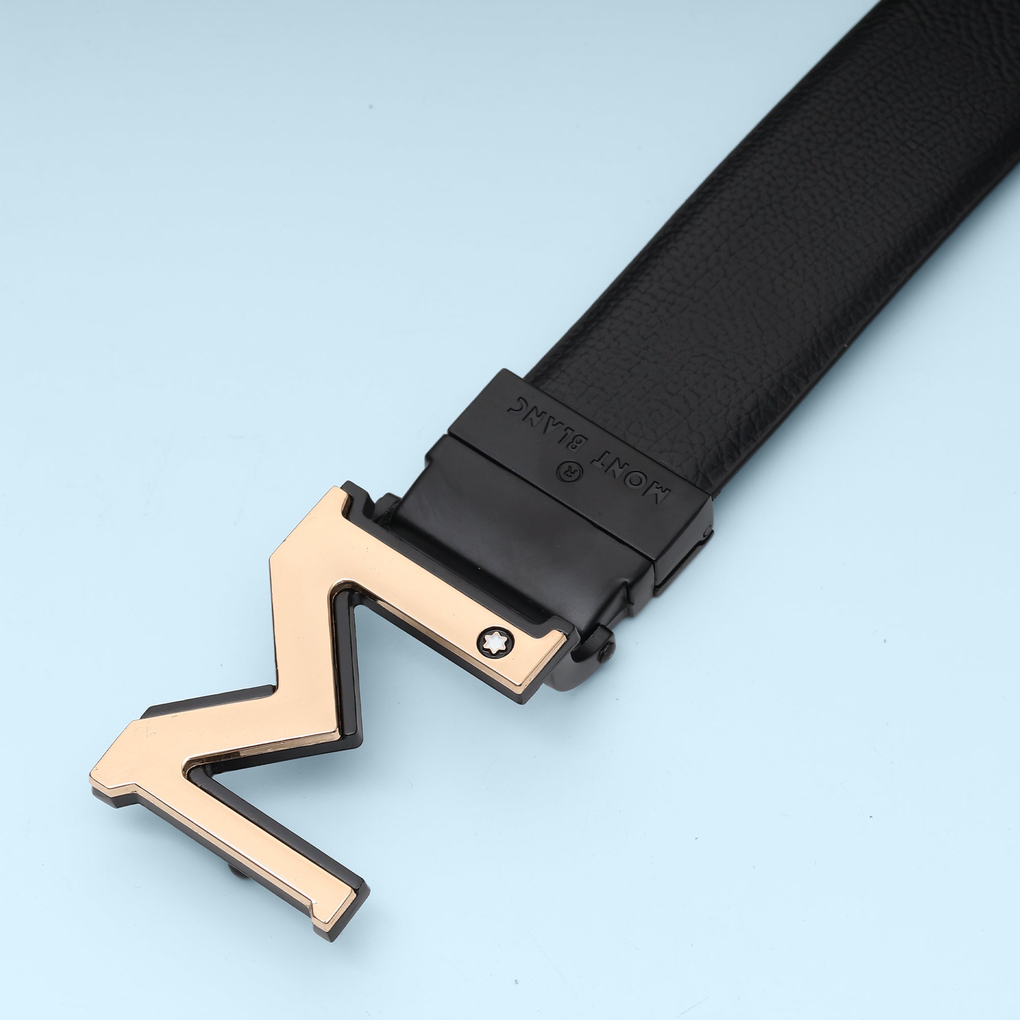 Monogram Edge  Buckle Belt