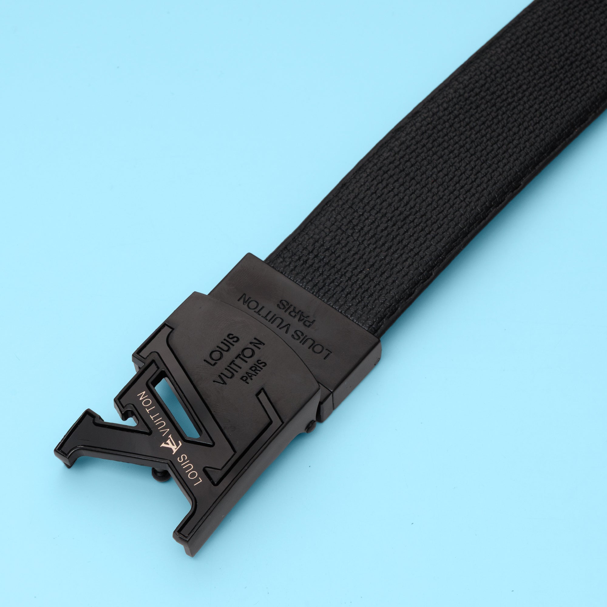Monogram Black Statement Belt