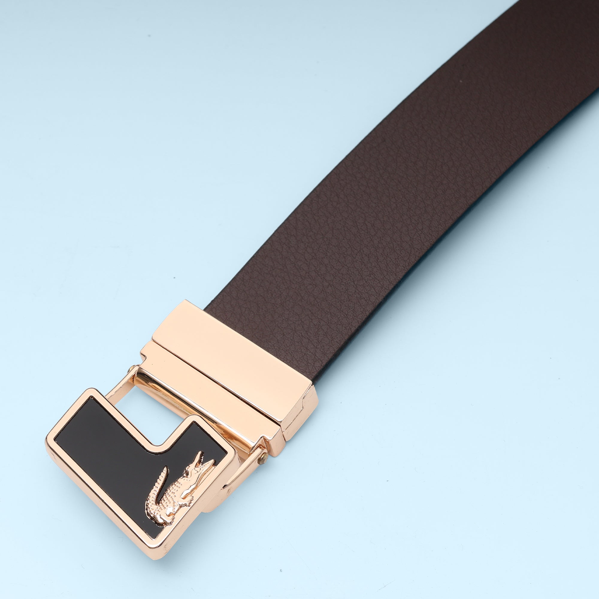 Espresso Rose  Buckle Belt