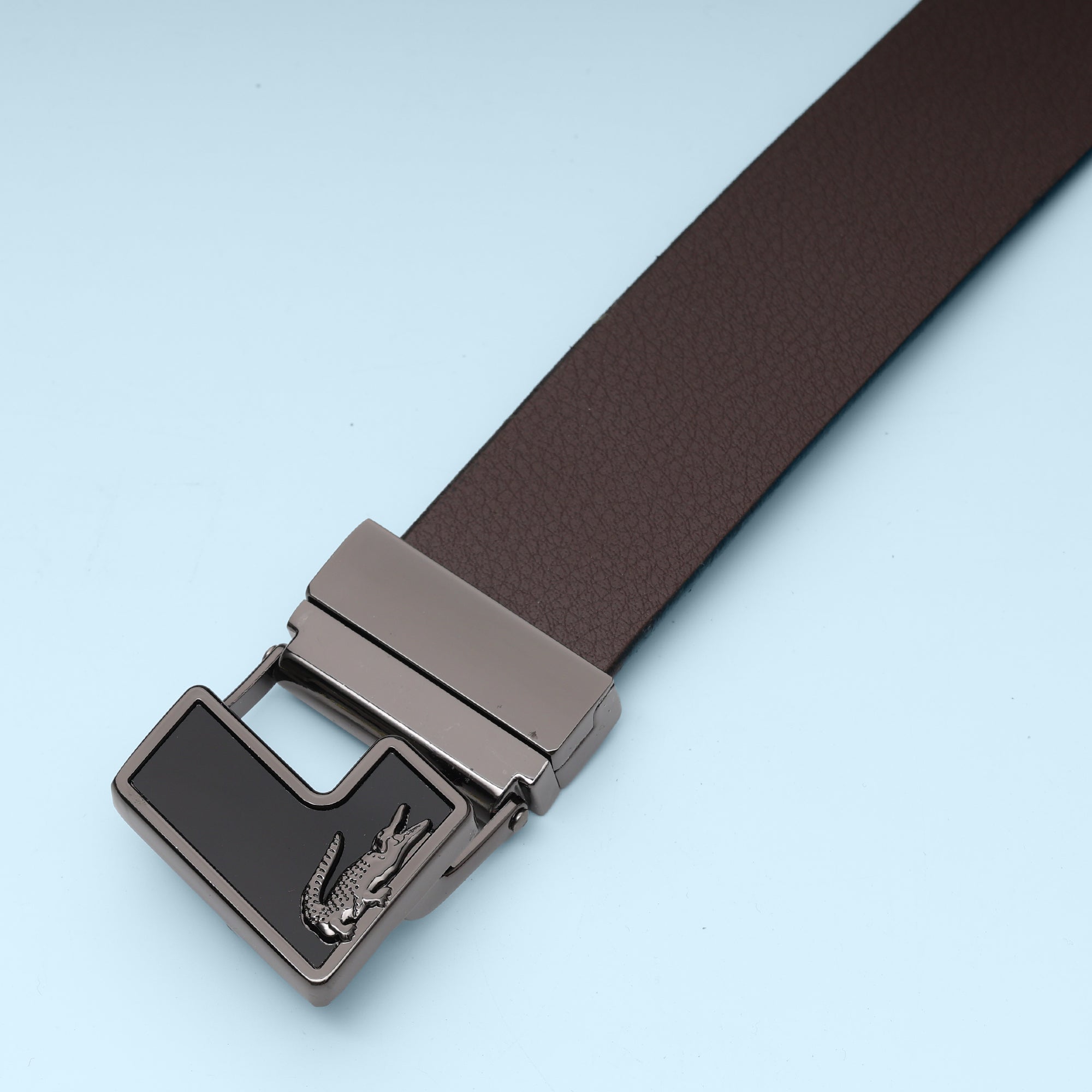 Espresso Stealth Buckle Belt