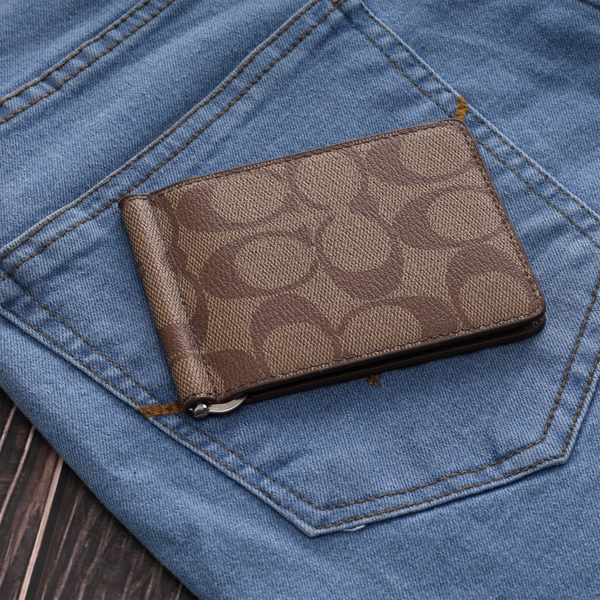 Hudson Signature Money Clip Wallet