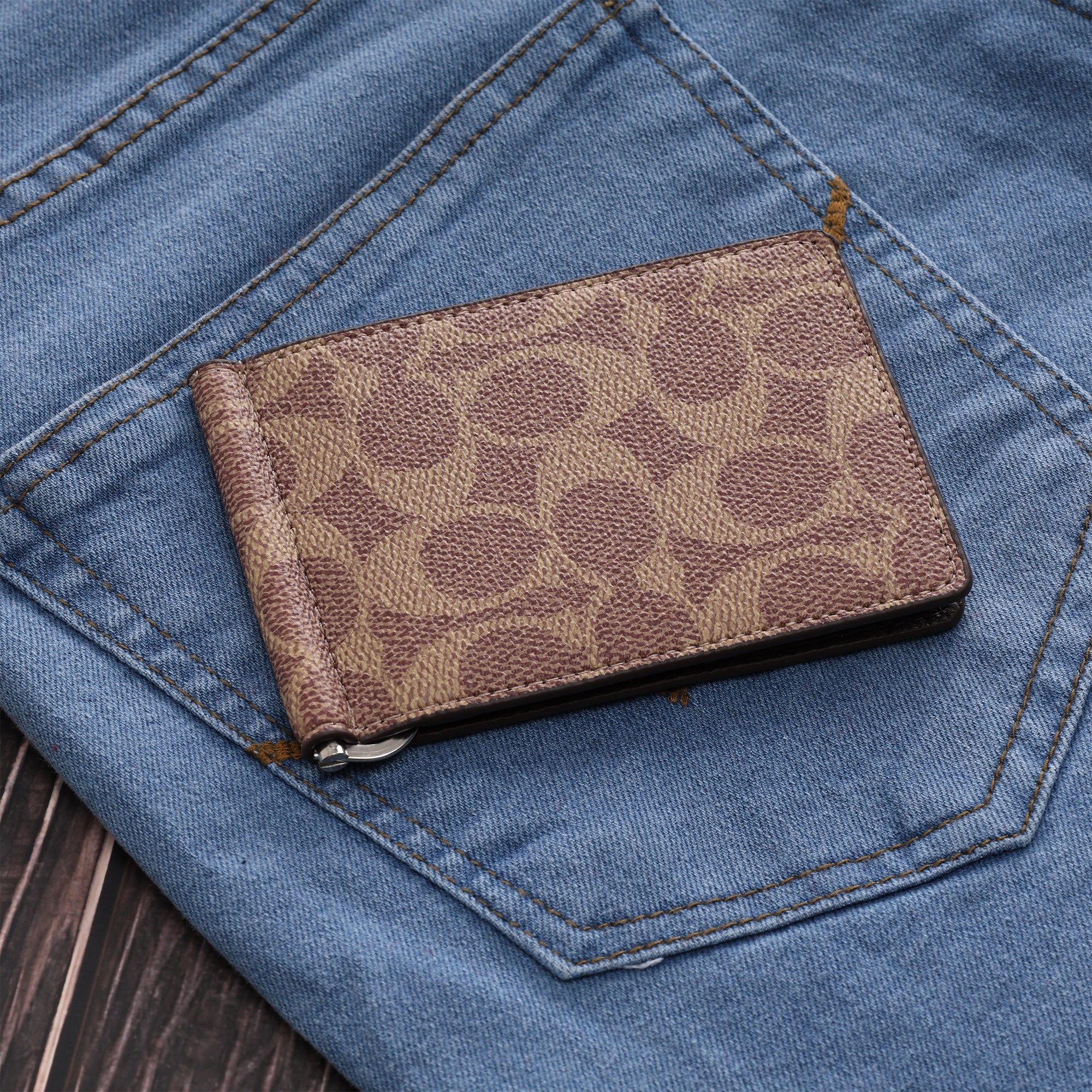 Monogram Slim Money Clip Wallet